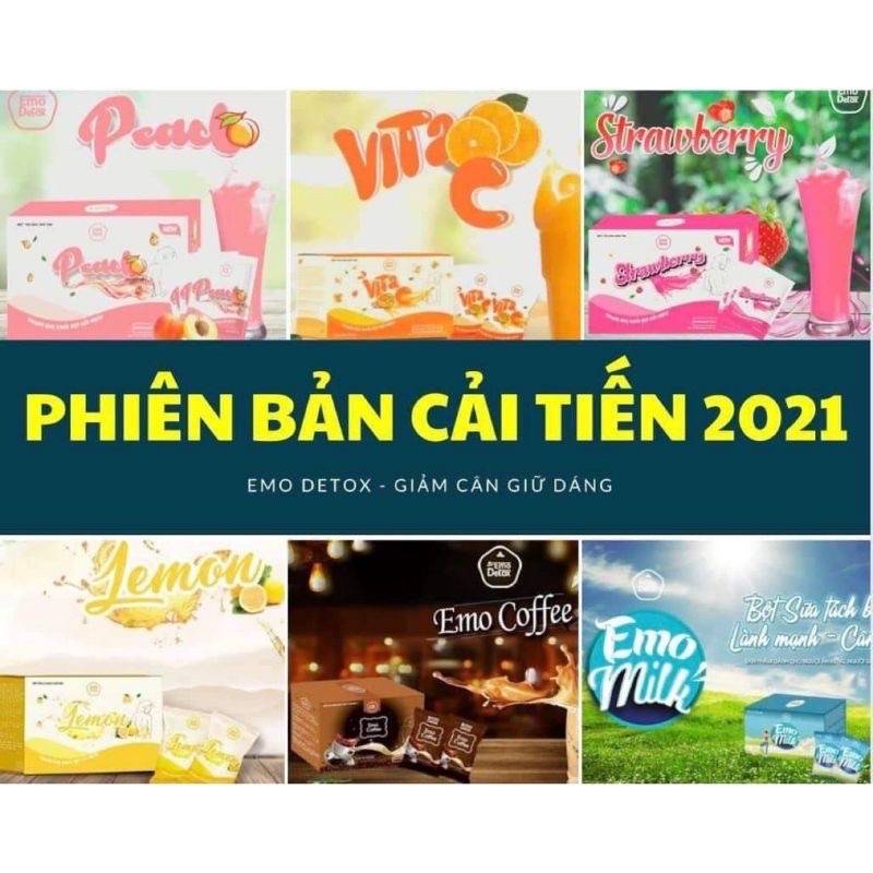 giam can slim Emoslim TẶNG BÌNH NƯỚC Mini 100ml