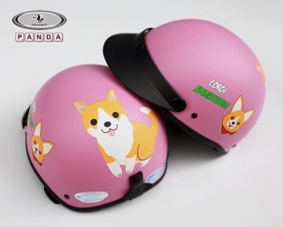 Combo nón Corgi 1/2 kèm kính phi công