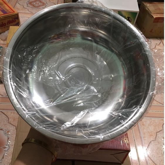 [Ảnh thật] bộ 5 thau rổ inox cao cấp