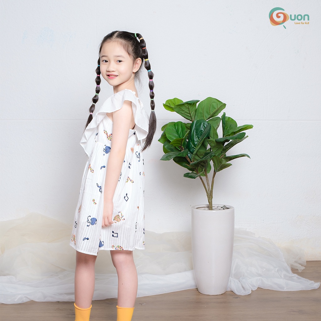 Váy bé gái từ 11 - 41kg vải cotton thoáng mát Tiểu Mai - GUON