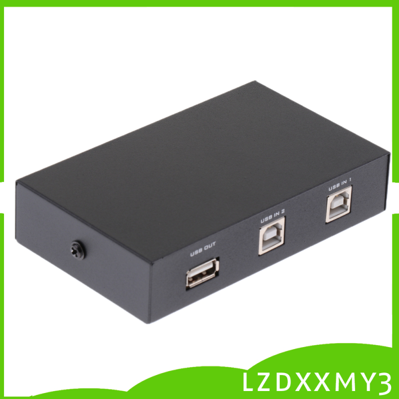 Bộ Chia 2 Cổng Usb 2.0 Kvm Cho Máy In, Máy Scan