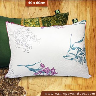 Gối Ngãi Cứu (Gòn Bi + Lá Ngải Cứu) 40x60 cm