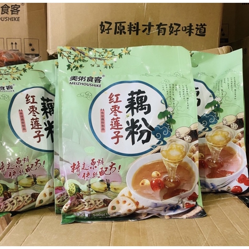 Bột Củ Sen Dưỡng Nhan Meizoushike gói 500gr