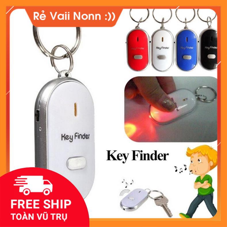 ⚡️KEY FINDER⚡️ Móc Chìa Khóa Huýt Sáo Gắn Thiết Bị Định Vị GPS Có Đèn Nhấp Nháy Chất Lượng Cao