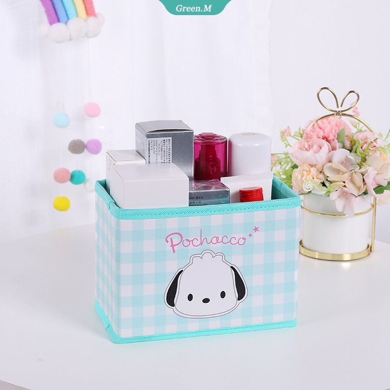Hộp Đựng Đồ Trang Điểm Bằng PU In Họa Tiết Hoạt Hình Kuromi Đáng Yêu