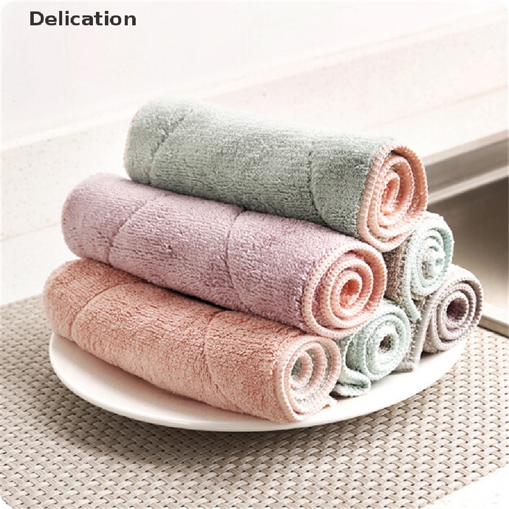 Set 6 Khăn Lau Chén Dĩa Chống Dầu Mỡ
