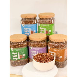 Hũ gạo lứt sấy 500gram Galu [CỰC NGON]