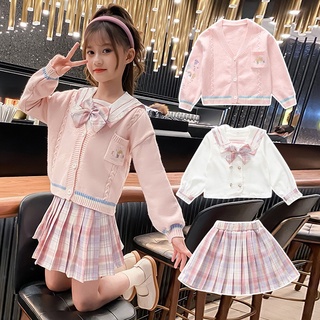 [XẢ LỖ] Đầm bé gái 11 tuổi☑️ Váy Dài Tay Áo Len Xinh Xắn Cho Bé Gái (3-12 tuổi)☑️ Thời trang thu đông cho bé lớn 30kg