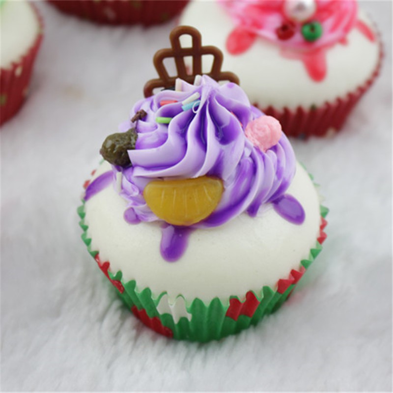 Mô hình bánh cupcake giả trang trí xinh xắn