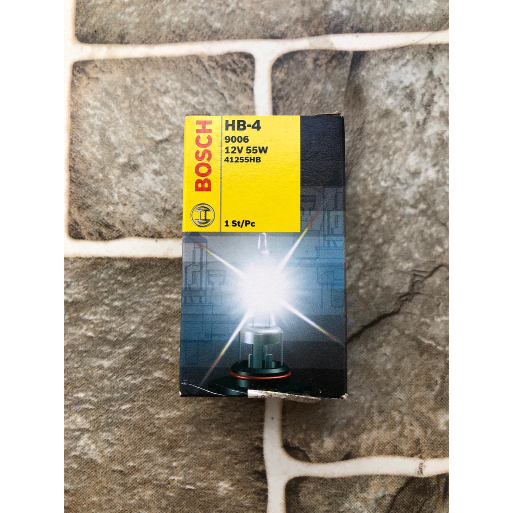 Bóng đèn Halogen Bosch 9006 12V 55W  0986AL1533HZT Made In Korea