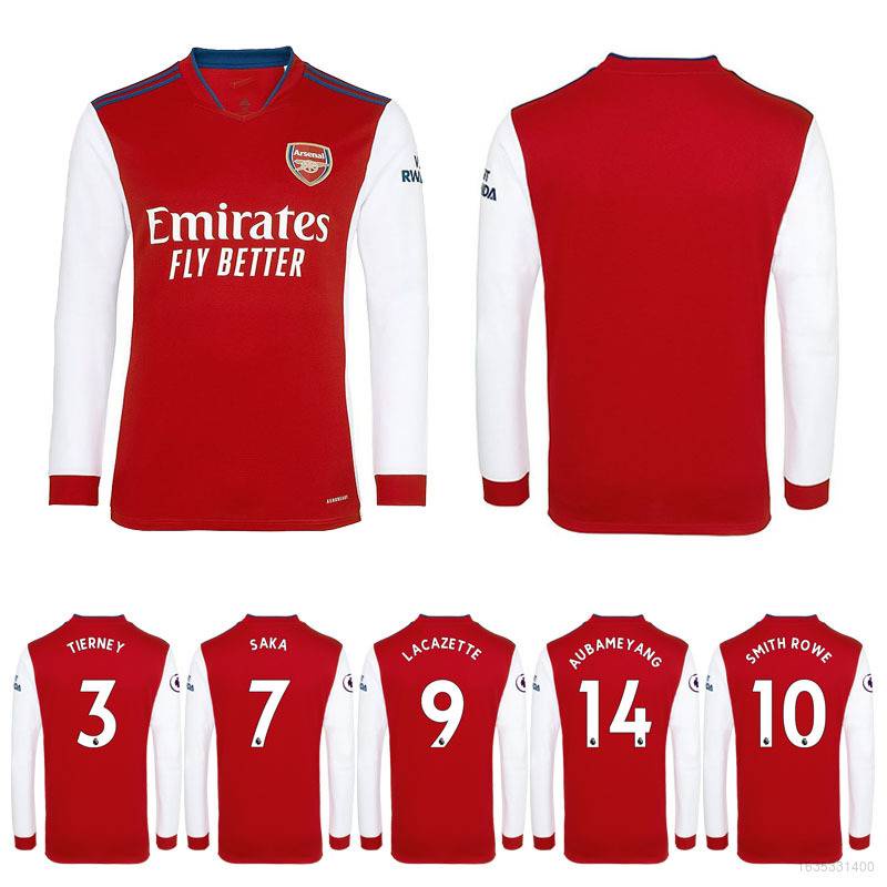Áo thun đá bóng đội tuyển Arsenal chất lượng cao size S-4XL thoáng khí thoải mái