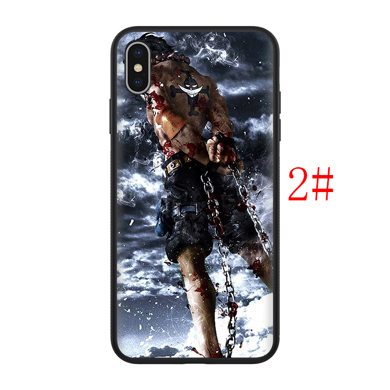 Ốp điện thoại TPU silicon dẻo họa tiết One Piece Ace cho iPhone 8 7 6S 6 Plus 5 5S SE 2016 2020 T131