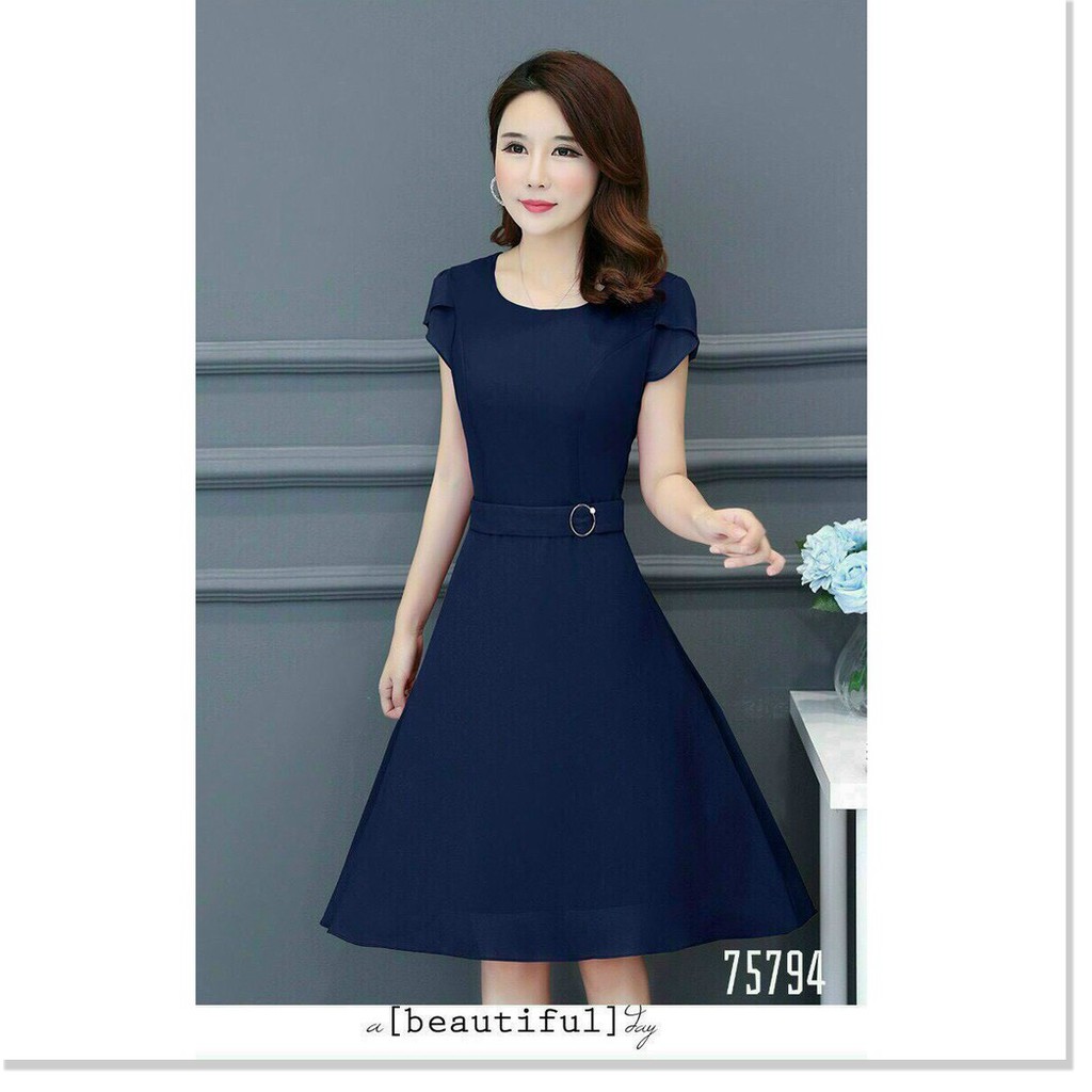 ĐẦM VOAN CHIFFON DÁNG SUÔNG,HỌA TIẾT TRƠN NHƯNG KHÔNG KÉM PHẦN SANG TRỌNG THỜI TRANG KOKO MI