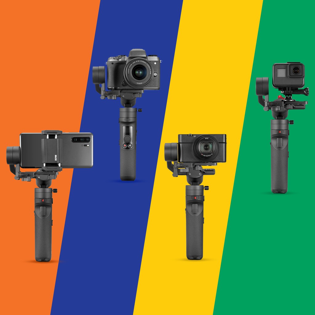 Gimbal Zhiyun tech Crane M2, Chống Rung Cho Điện Thoại, Camera hành trình, Máy Ảnh Cỡ nhỏ