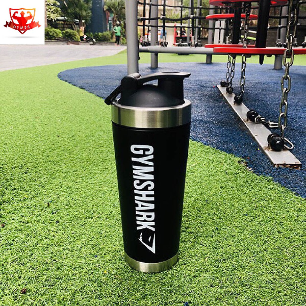 🥤🥤🥤 BÌNH GIỮ NHIỆT INOX 💖 GYMSHARK - INOX 304 [ 2 LỚP CHỐNG ĐỔ MỒ HÔI ]