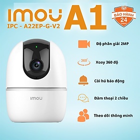 Camera Wi-Fi A1 2MP IMOU Ranger2 A22EP HD 1080P Điều Khiển Xoay 360° - BẢO HÀNH CHÍNH HÃNG