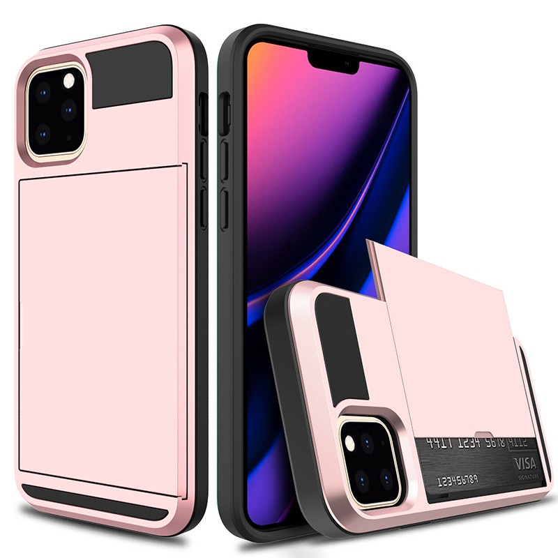 Ốp điện thoại chống sốc có ví đựng thẻ dành cho iPhone 12 11 Pro XR X XS Max SE 2020