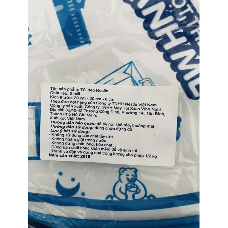 TÚI ĐEO NESTLE NHỎ - MÓN QUÀ CHO BÉ