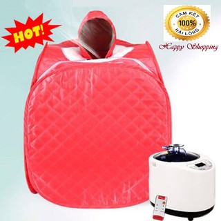 Combo Lều 3 Lớp + Bộ Nồi Xông 2,6L Có Điều Khiển Từ Xa Dùng Tại Nhà, Spa, Lều Xông Hơi Tự Bung Dày 3 Lớp