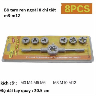 Bộ Taro tạo ren ngoài M3 đến M12