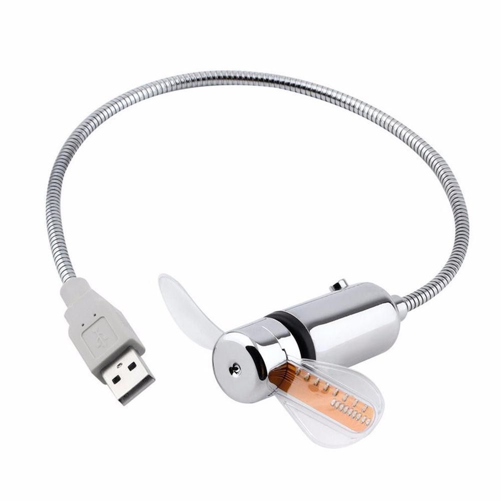 Quạt đồng hồ mini làm mát độc đáo có đèn LED | BigBuy360 - bigbuy360.vn
