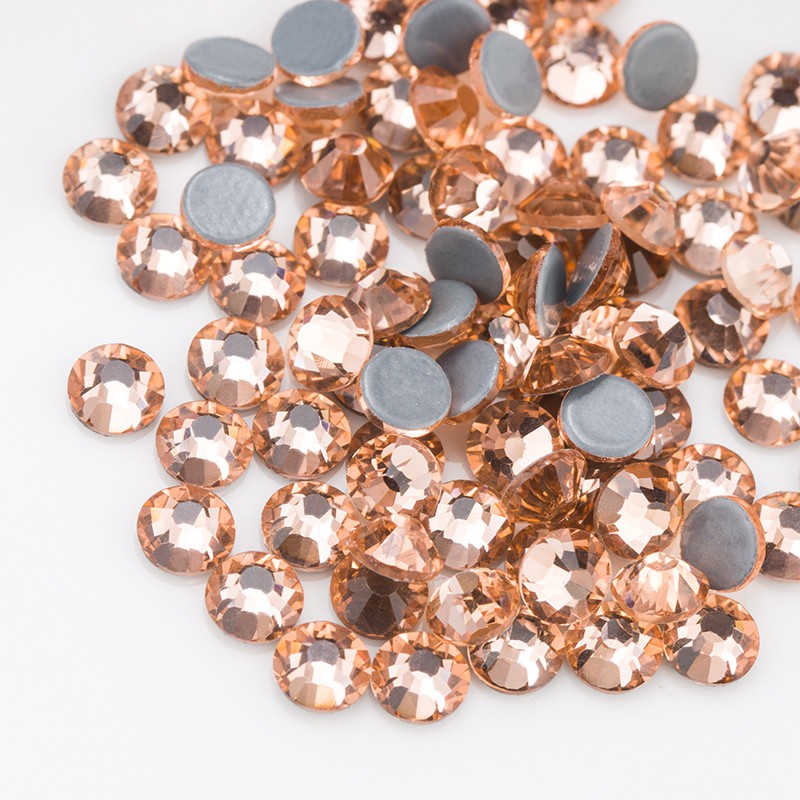 Hạt Cườm Đính Đá Dùng Để Trang Trí Quần Áo Đám Cưới SS6-SS20 QIAO Champagne