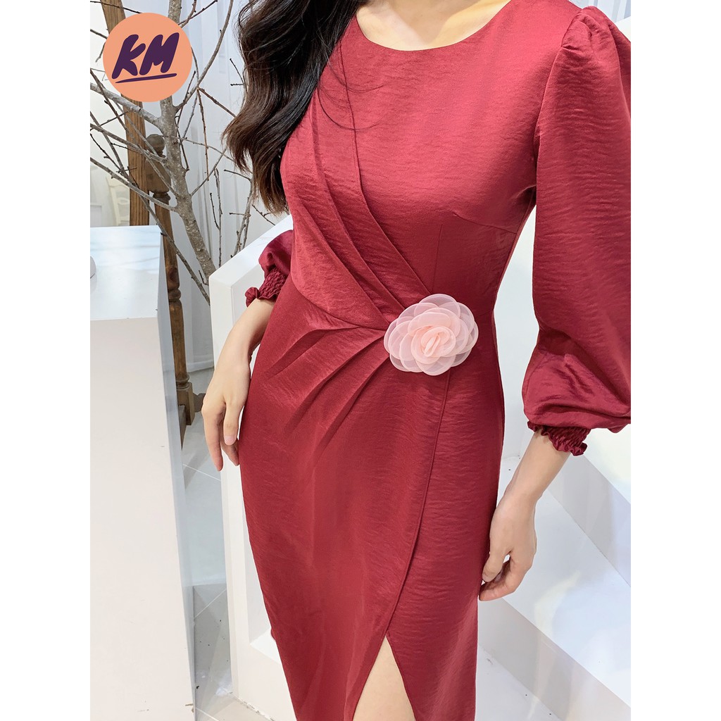 Đầm Thiết Kế Dáng Suông Chiết Eo nữ tính (Ảnh thật shop tự chụp) | BigBuy360 - bigbuy360.vn