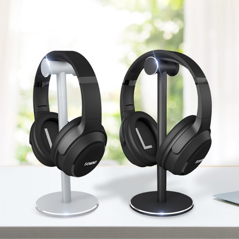 Giá Đỡ Trưng Bày Tai Nghe Để Bàn Màu Đen Trơn Tiện Lợi