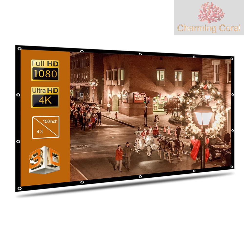 Màn Hình Máy Chiếu 3d 150inch, 4: 3