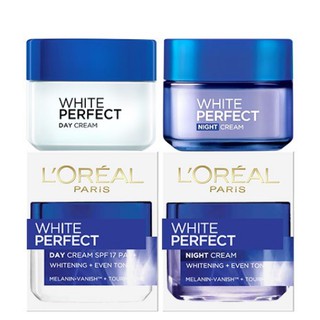 Bộ Kem Dưỡng Da Ngày Và Đêm L'Oreal Paris White Perfect Clinical 50ml x 2_TULP00016CB( mẫu mới)