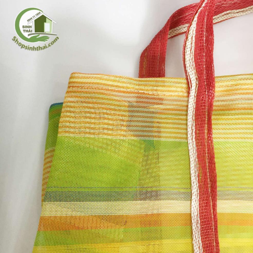 Túi xách lưới cước huyền thoại ngày xưa 35cm x 40cm - giao màu ngẫu nhiên