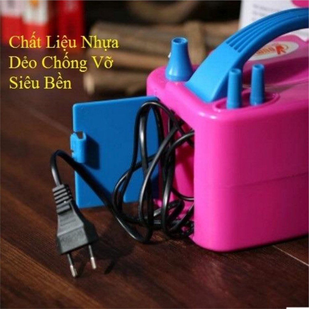 Máy Bơm Bóng Bay Bong Bóng Cao Su 2 Vòi Chạy Bằng Điện Cao Cấp Chính Hãng Amalife