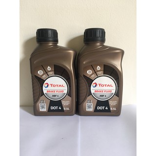 Dầu phanh TOTAL HBF4 Dot 4 0.5L Singapore [Hàng chính hãng TOTAL]