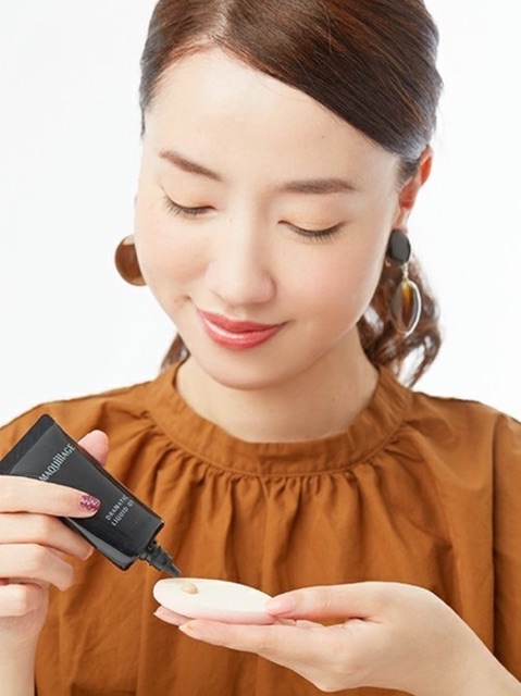 Set kem lót & kem nền trang điểm Maquillage Dramatic Liquid UV & Base CC No.10