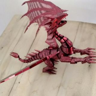 Mô hình lắp ráp PIECECOOL Rồng lửa (Đỏ)