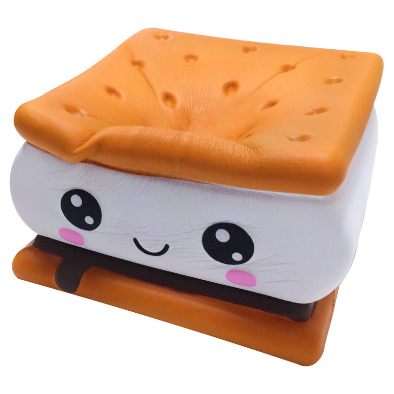 Squishy Bánh Quy Kẹp Khổng Lồ 20cm Tặng Kèm Bao BÌ