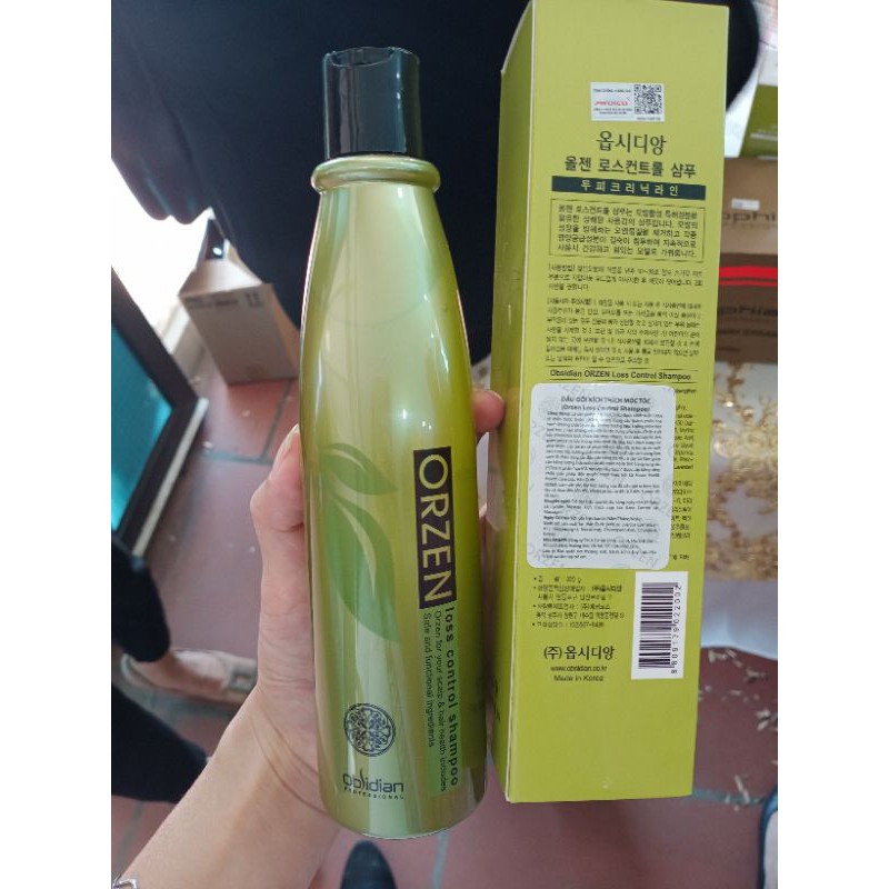 dầu gội kích thích mọc tóc orzen loss control shampoo