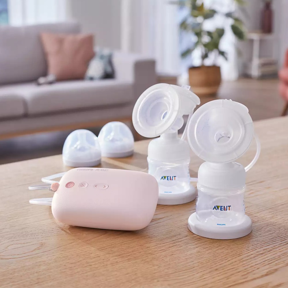 Máy hút sữa điện đôi Philips Avent Eureka SCF393.11