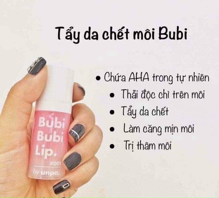 [CHÍNH HÃNG] Tẩy da chết sủi bọt thải độc môi unpa bubi bubi lip | BigBuy360 - bigbuy360.vn