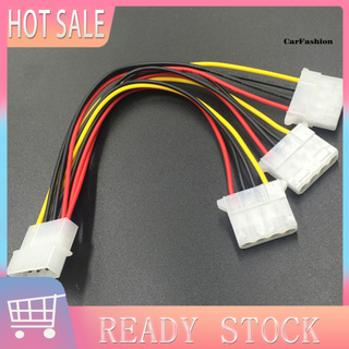Dây Cáp Nối Dài 20cm Big 4-pin 1-to-3 Male Sang Female Ide Molex Cho Máy Tính Pc