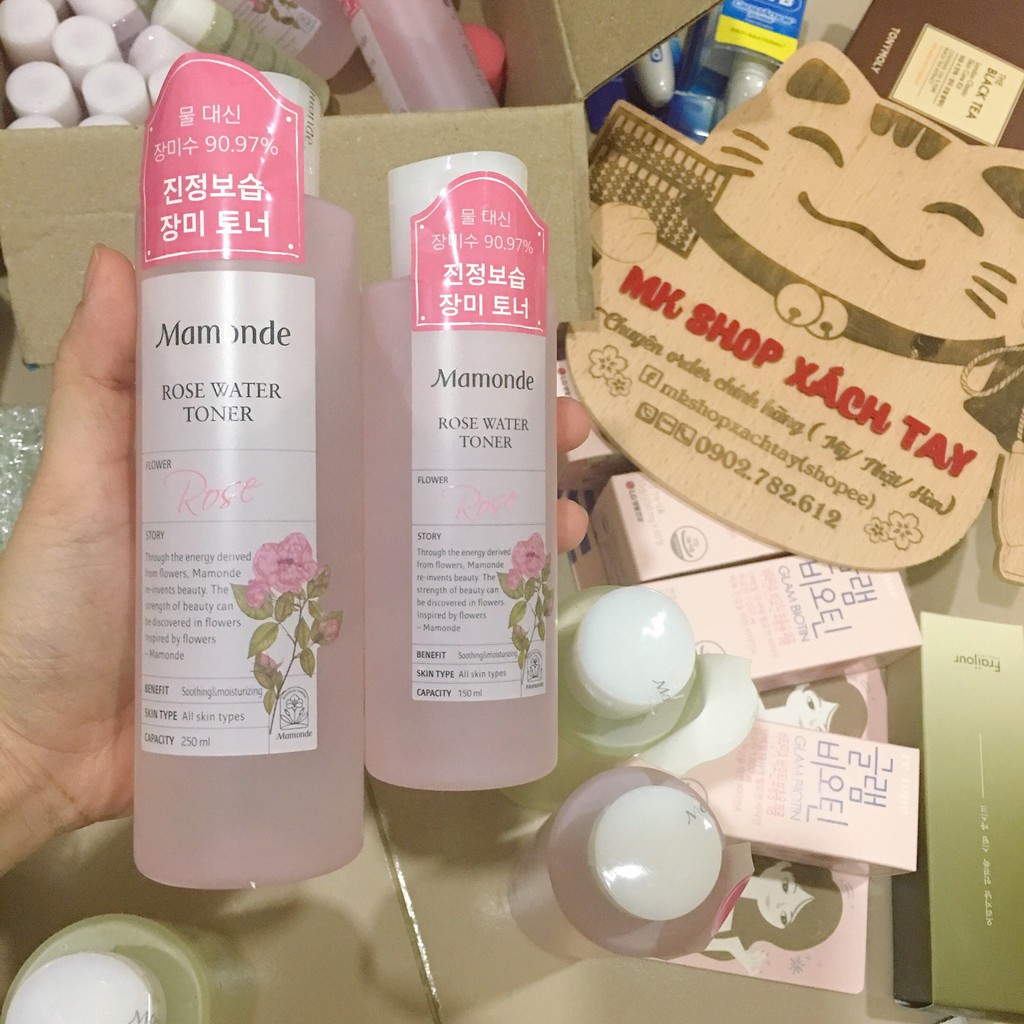 Nước Hoa Hồng Toner Mamonde (250ml)