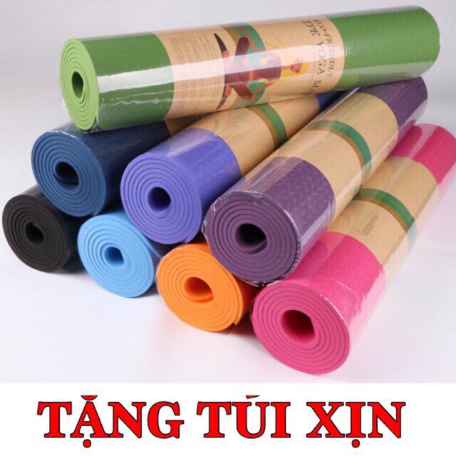 THẢM TẬP YOGA TPE CAO CẤP 2 LỚP 8MM