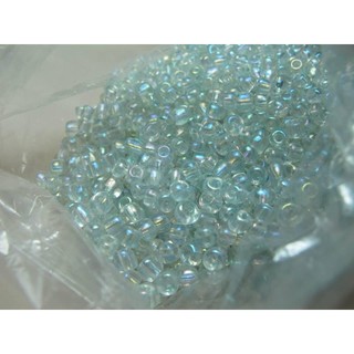 Hạt cườm 4mm trắng ánh xà cừ