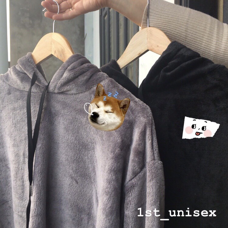 Áo Hoodie Áo Nỉ Áo Hoodie Nỉ Bông Lông Thỏ Siêu Dày Nam Nữ Thu Đông 2021 (Ảnh Thật Ỏ Cuối) | BigBuy360 - bigbuy360.vn