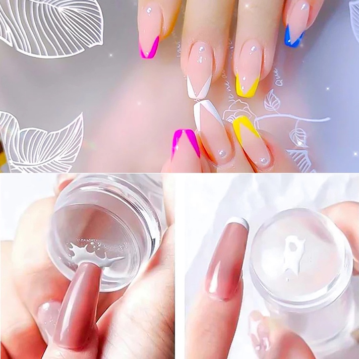 [Hàng mới về] Bộ dụng cụ in hình lên móng tay nghệ thuật chuyên nghiệp