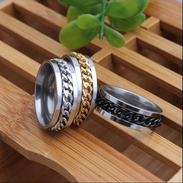 Set nhẫn unisex cá tính hàn quốc