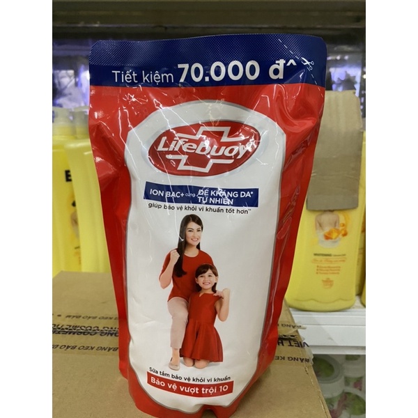 SỮA TẮM LIFEBUOY BẢO VỆ VƯỢT TRỘI 800g (10 mầu đỏ)