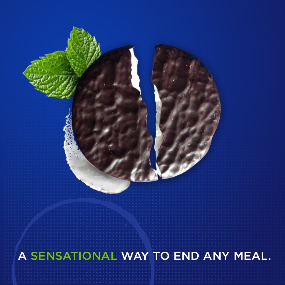 Kẹo Chocolate York không đường ăn kiêng Mỹ vị Peppermint gói 85g/USDA - Không Cholesterol & Sugar Free