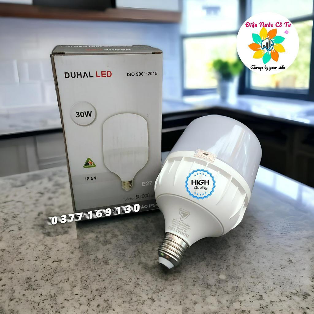 ĐÈN LED BULB LED TRỤ DUHAL 20W 30W 40W 6500K BẢO HÀNH 24 THÁNG (1 đổi 1)