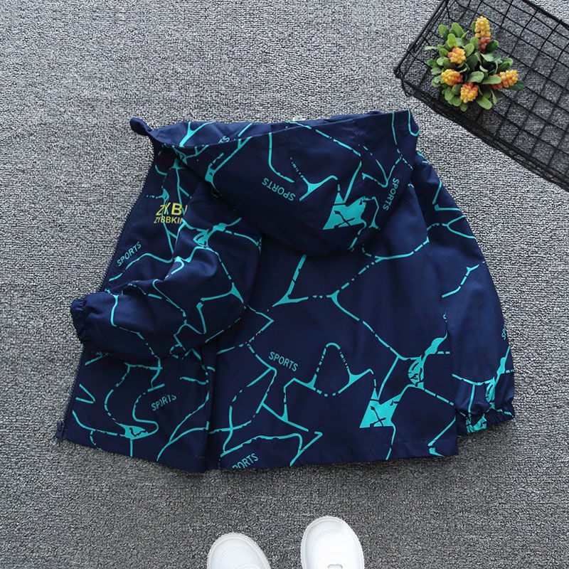 Bộ Áo Khoác Mỏng Thời Trang Xuân Thu 2022 Mới Cho Bé Trai